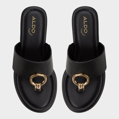 Friegan in Black - Slide sandal, Wedge heel | Aldo