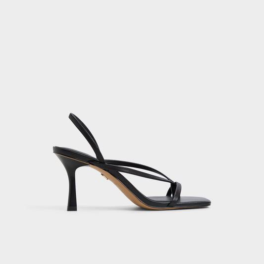 Riva Other Black Women's Strappy sandals - Sling back heeled sandal, Stiletto heel | Aldo