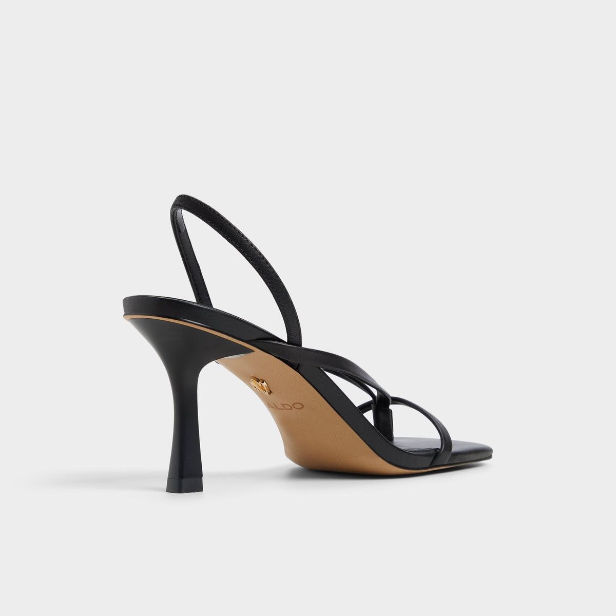 Riva Other Black Women's Strappy sandals - Sling back heeled sandal, Stiletto heel | Aldo