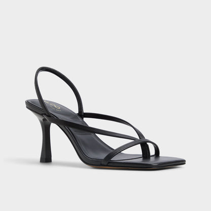 Riva Other Black Women's Strappy sandals - Sling back heeled sandal, Stiletto heel | Aldo