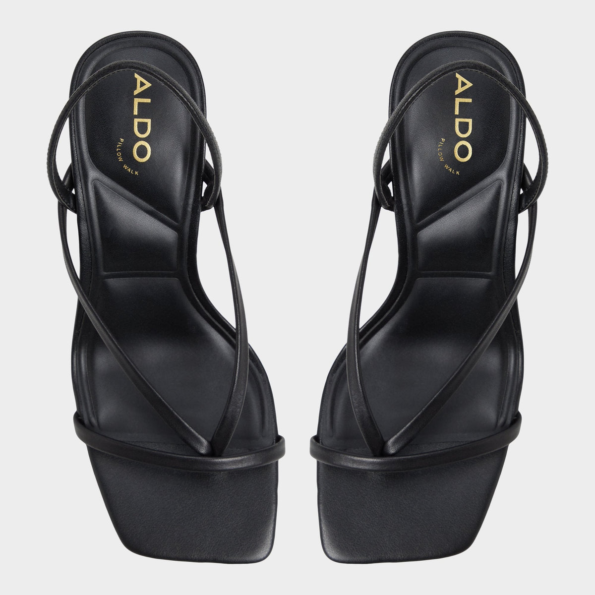 Riva Other Black Women's Strappy sandals - Sling back heeled sandal, Stiletto heel | Aldo