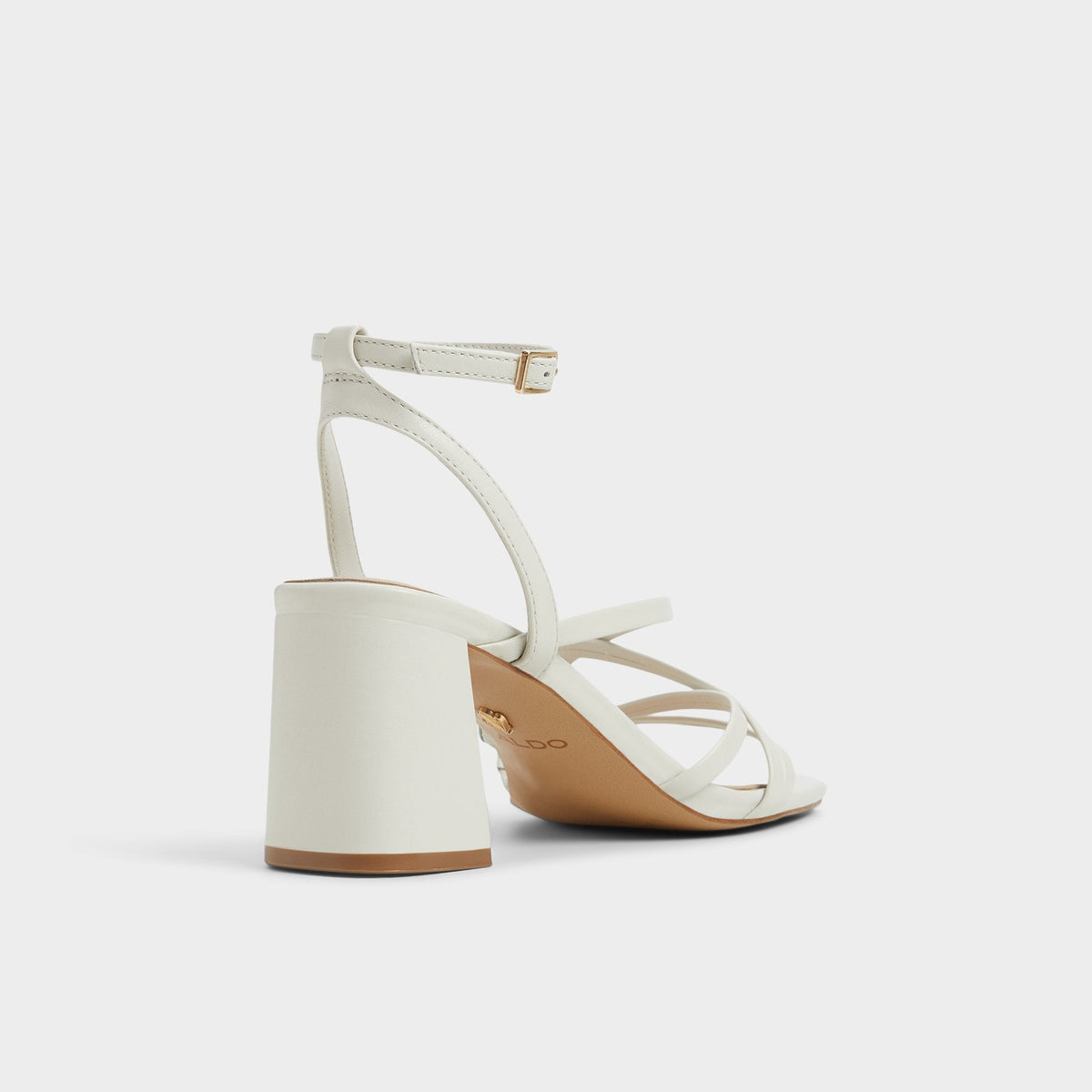 Esther Other White Women's Block heels - Strappy heeled sandal, Block heel | Aldo