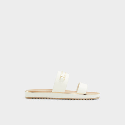 Lagoon White Women's Strappy sandals - Slide sandal, Footbed sandal | Aldo