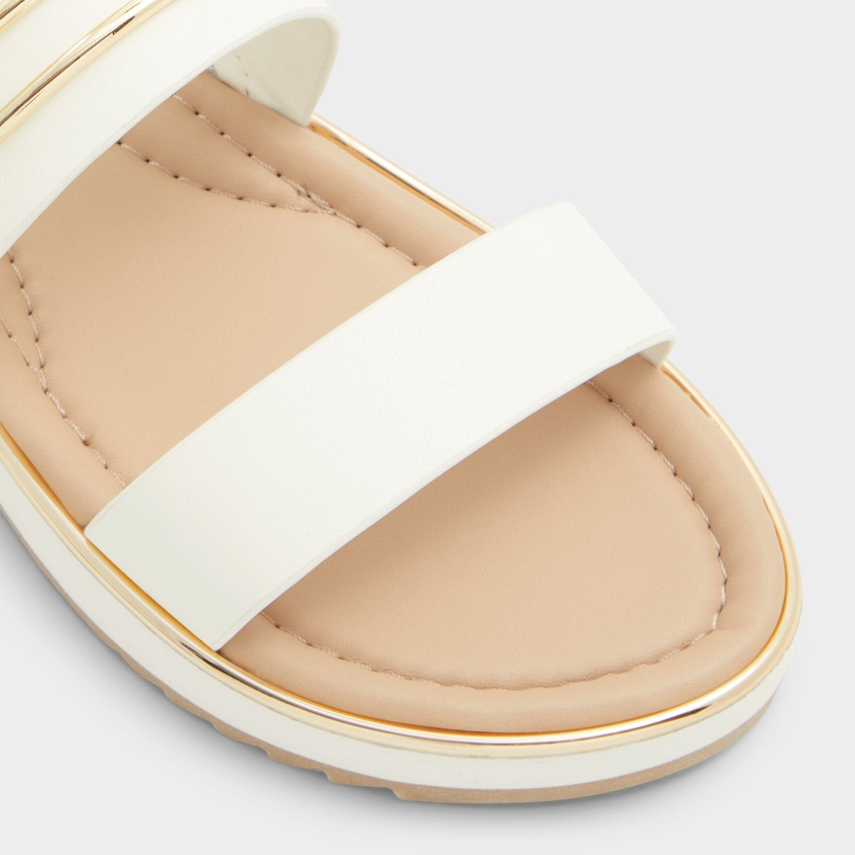 Lagoon White Women's Strappy sandals - Slide sandal, Footbed sandal | Aldo
