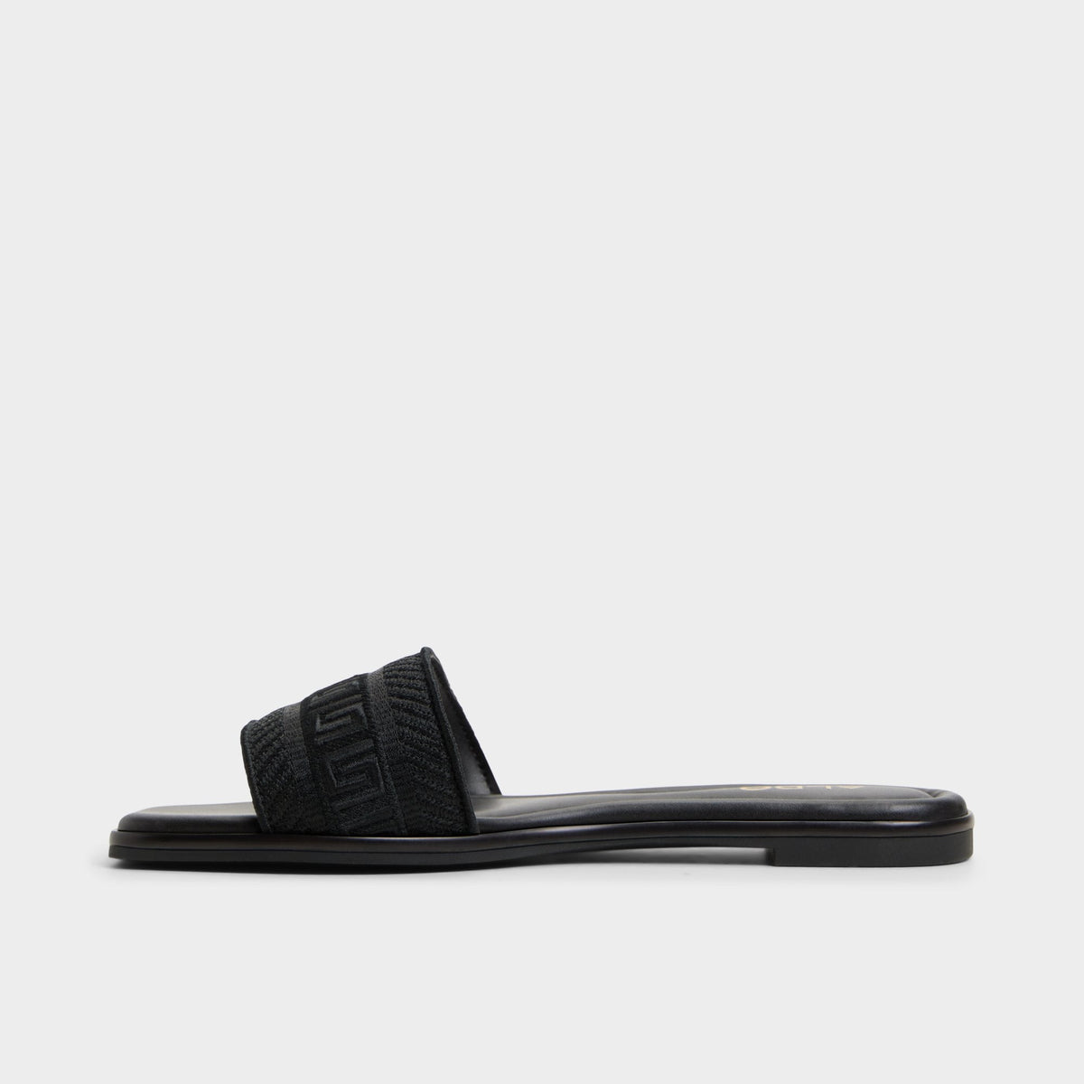 Oceania Black Women's Flats - Slide sandal | Aldo