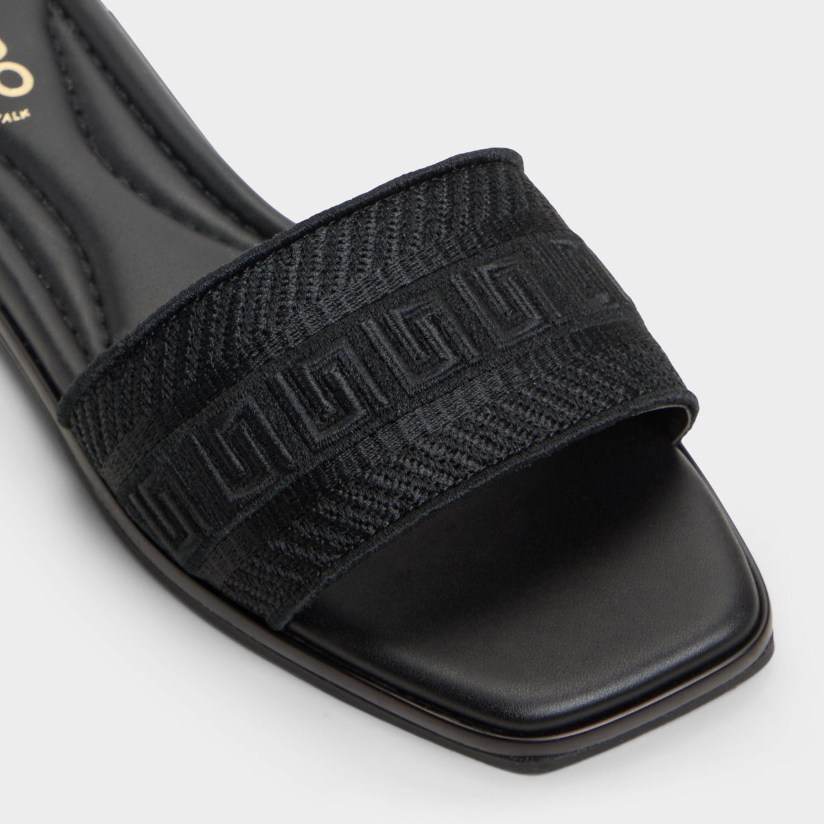 Oceania Black Women's Flats - Slide sandal | Aldo