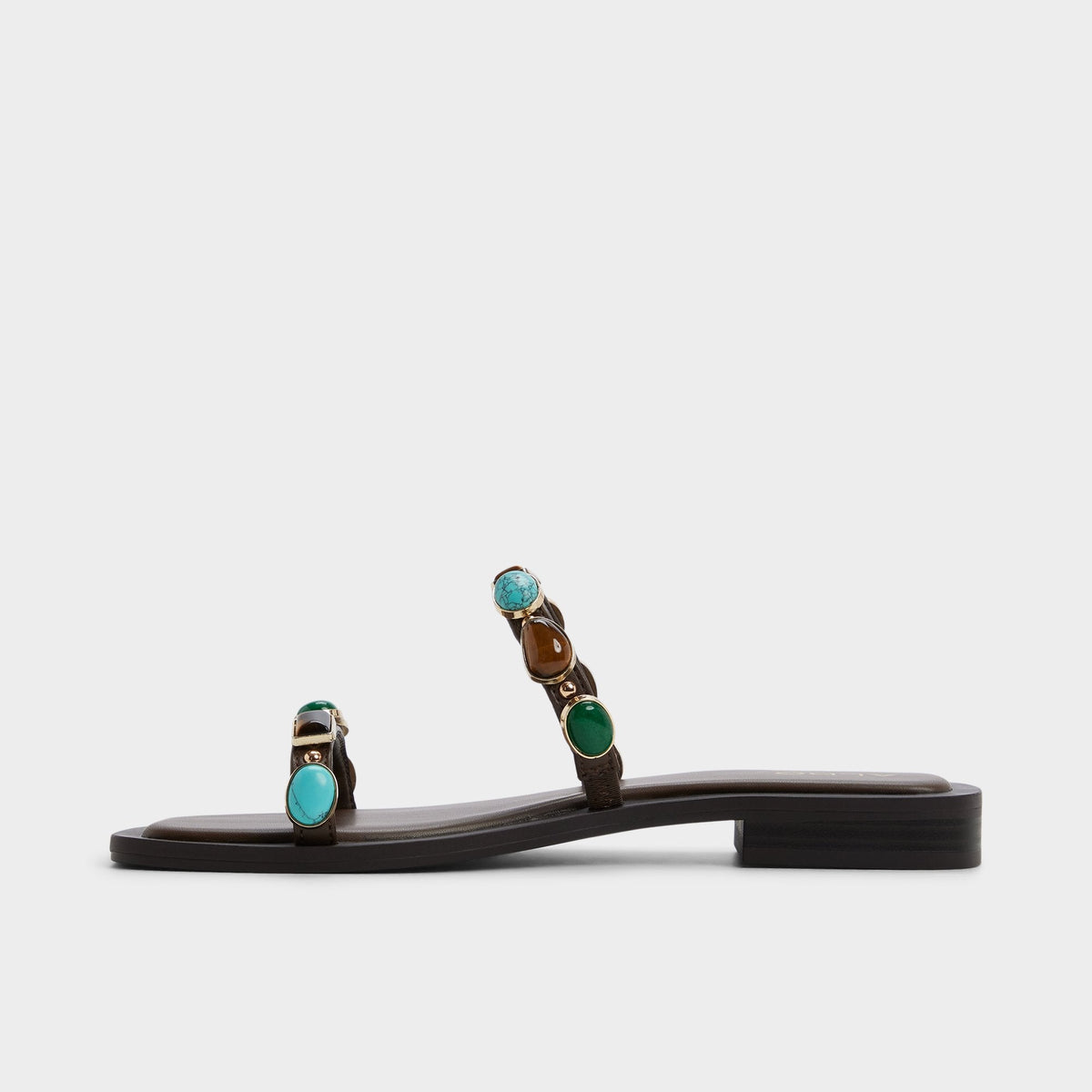 Sapphira in Dark Brown 14189967 - Slide sandal | Aldo