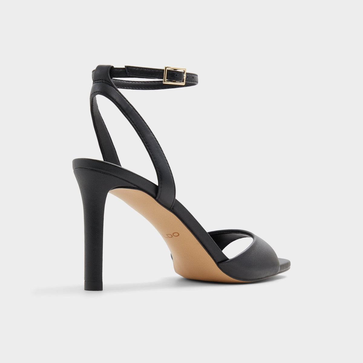 Sake Black Women's Strappy sandals - Strappy heeled sandal | Aldo