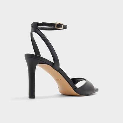 Sake Black Women's Strappy sandals - Strappy heeled sandal | Aldo