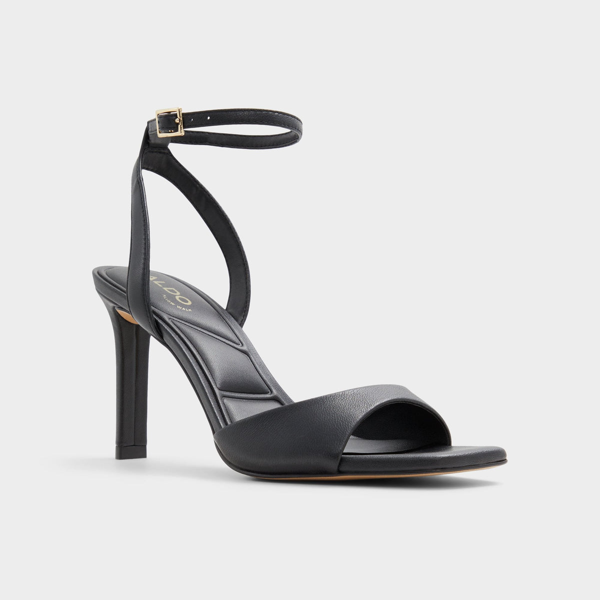 Sake Black Women's Strappy sandals - Strappy heeled sandal | Aldo