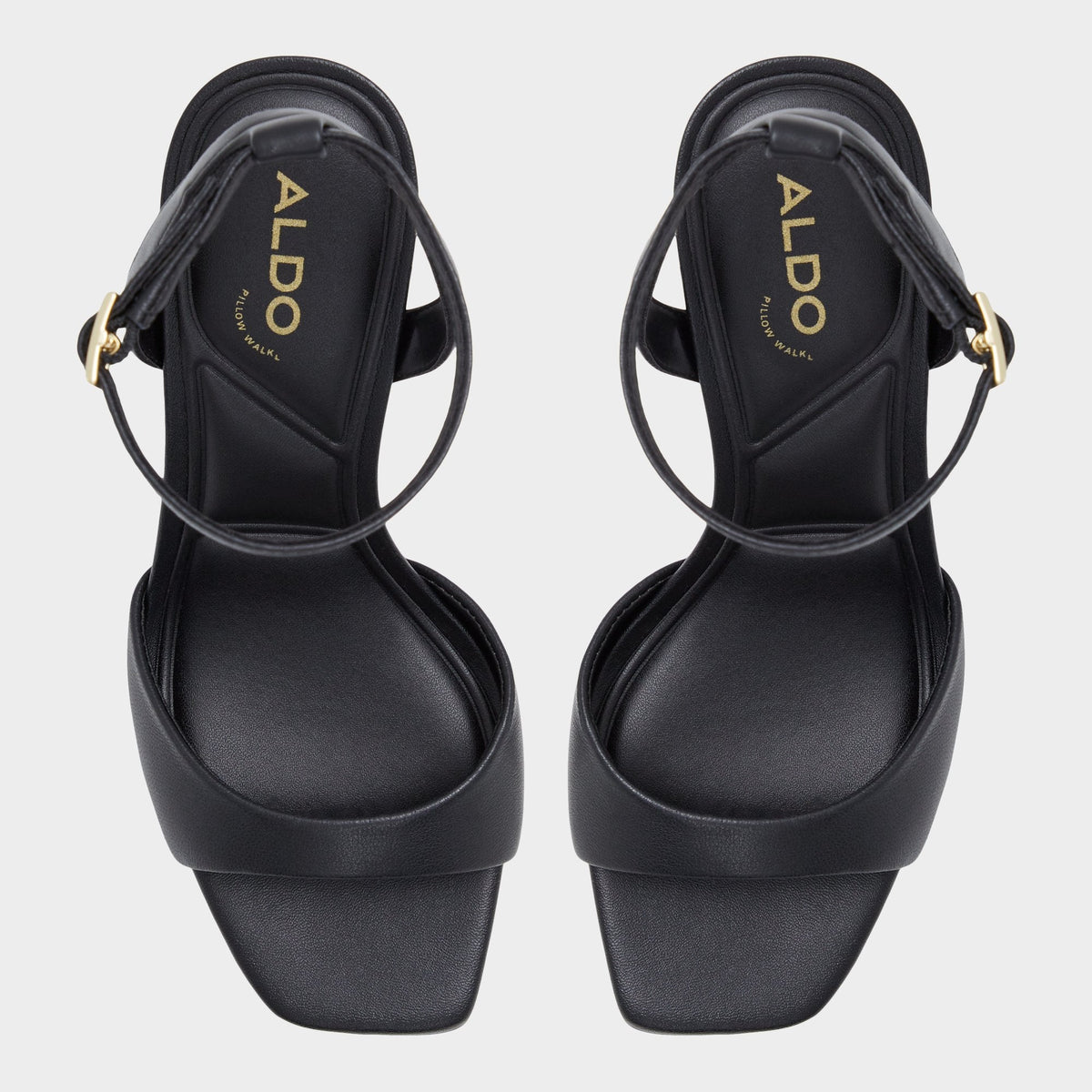 Sake Black Women's Strappy sandals - Strappy heeled sandal | Aldo