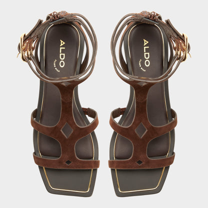 Marisea in Dark Brown - Gladiator sandal | Aldo