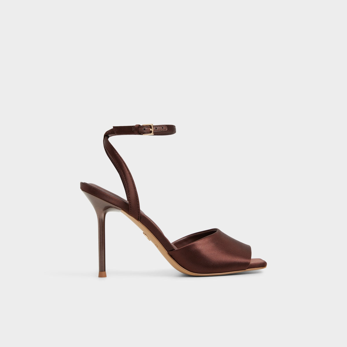 Kaiasien in Dark Brown 14151897 - Strappy heeled sandal, Stiletto heel | Aldo