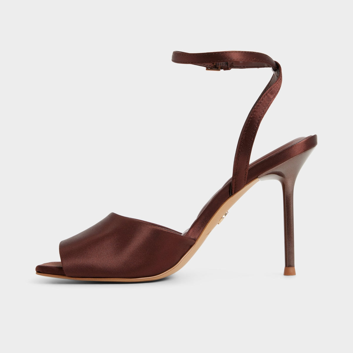 Kaiasien in Dark Brown 14151897 - Strappy heeled sandal, Stiletto heel | Aldo