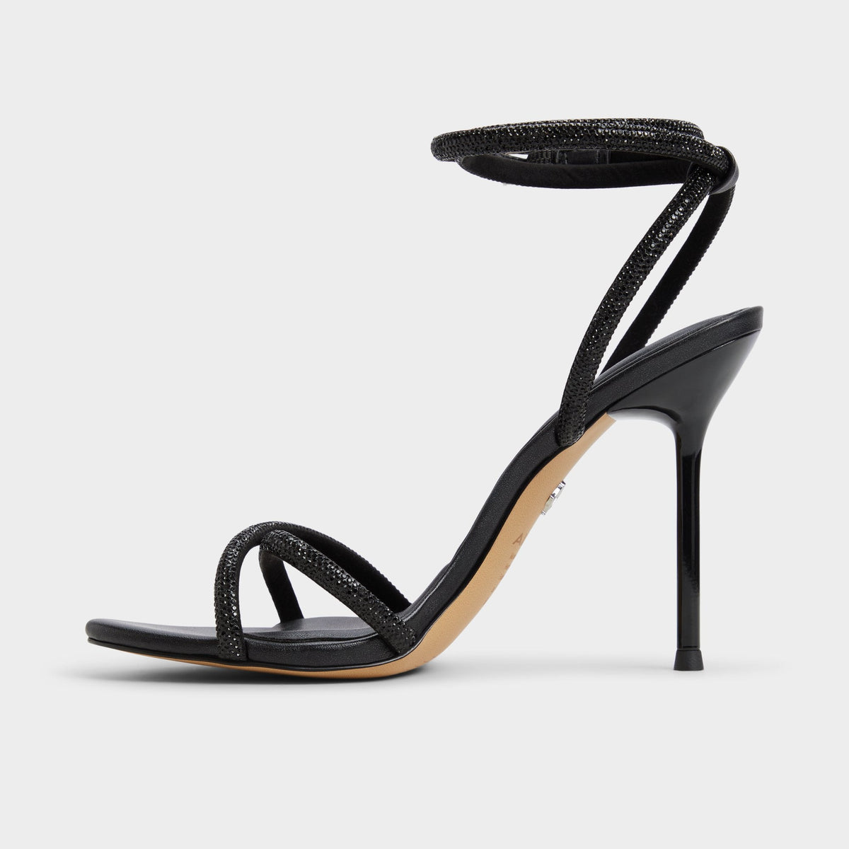 Manaelden Black Women's Strappy sandals - Strappy heeled sandal, Stiletto heel | Aldo