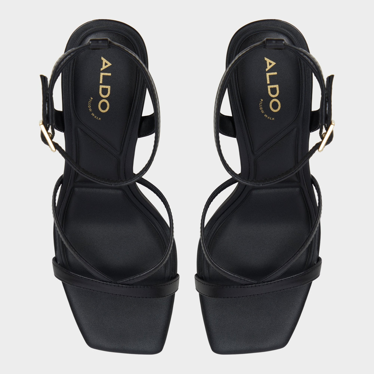 Stellare Other Black Women's Block heels - Strappy heeled sandal, Block heel | Aldo
