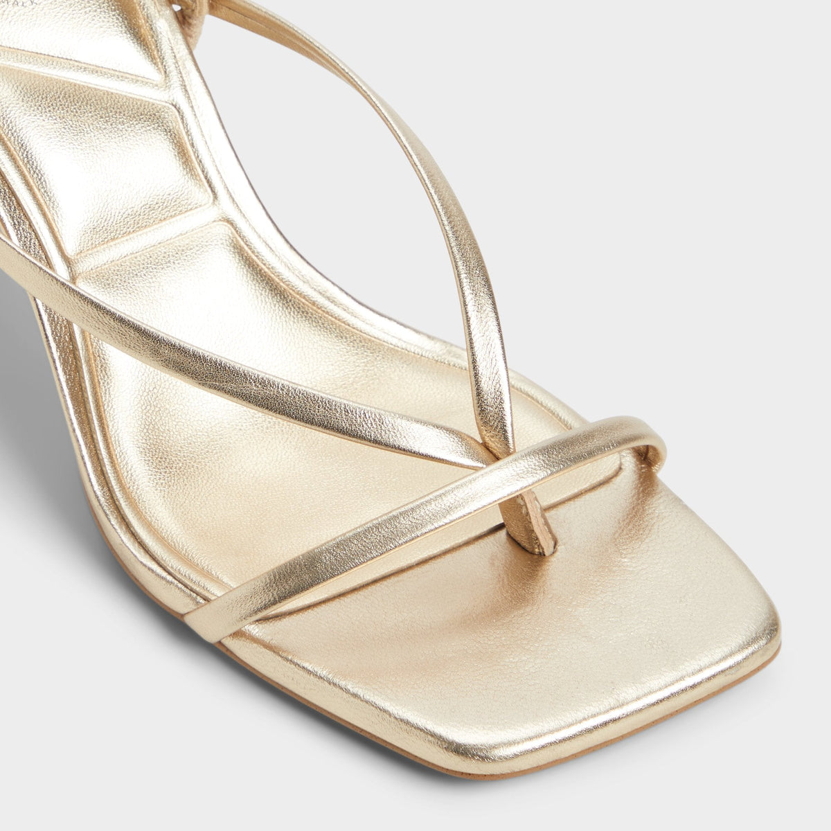 Riva Gold Women's Strappy sandals - Sling back heeled sandal, Stiletto heel | Aldo