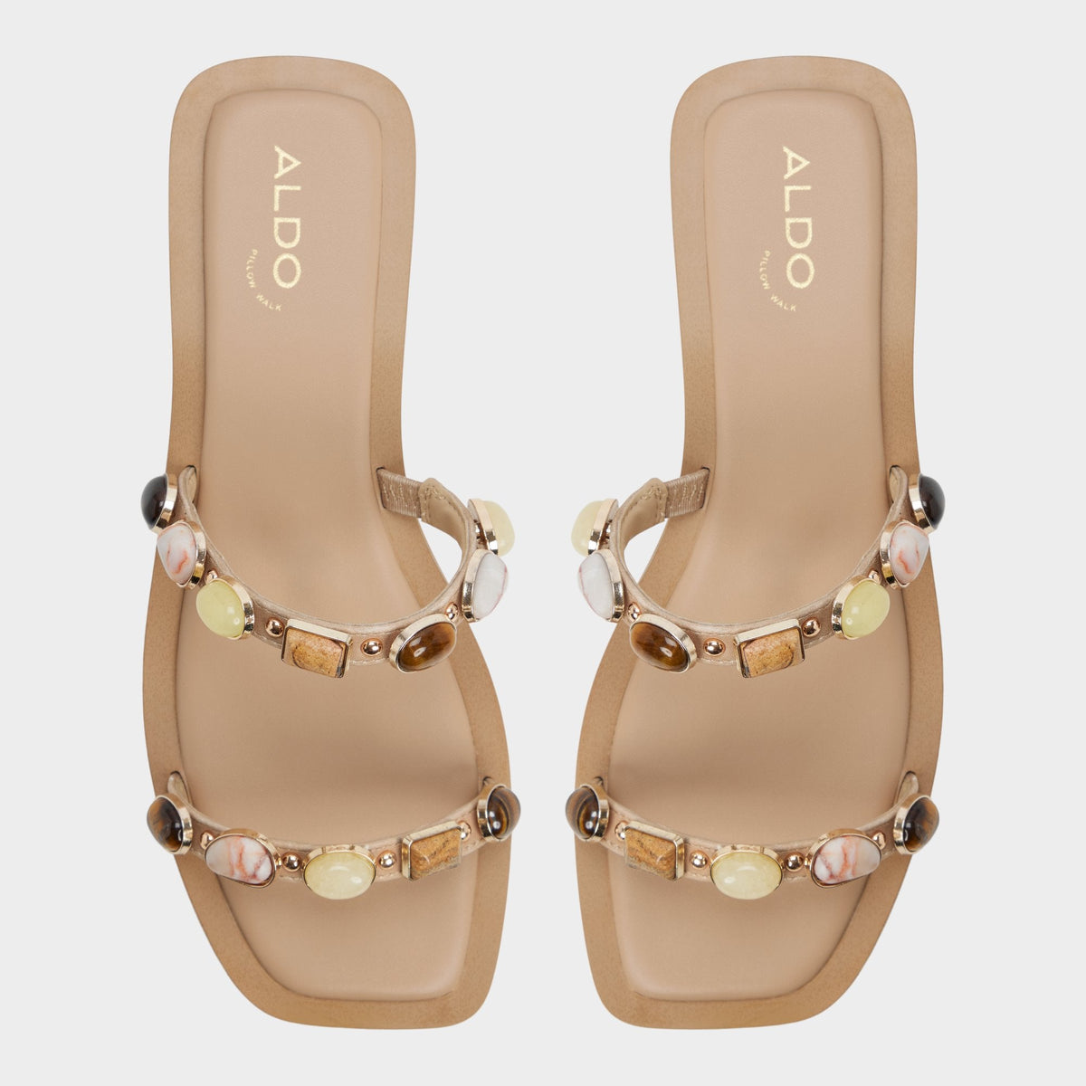 Sapphira in Medium Beige 14213541 - Slide sandal | Aldo