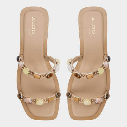 Sapphira in Medium Beige 14213541 - Slide sandal | Aldo