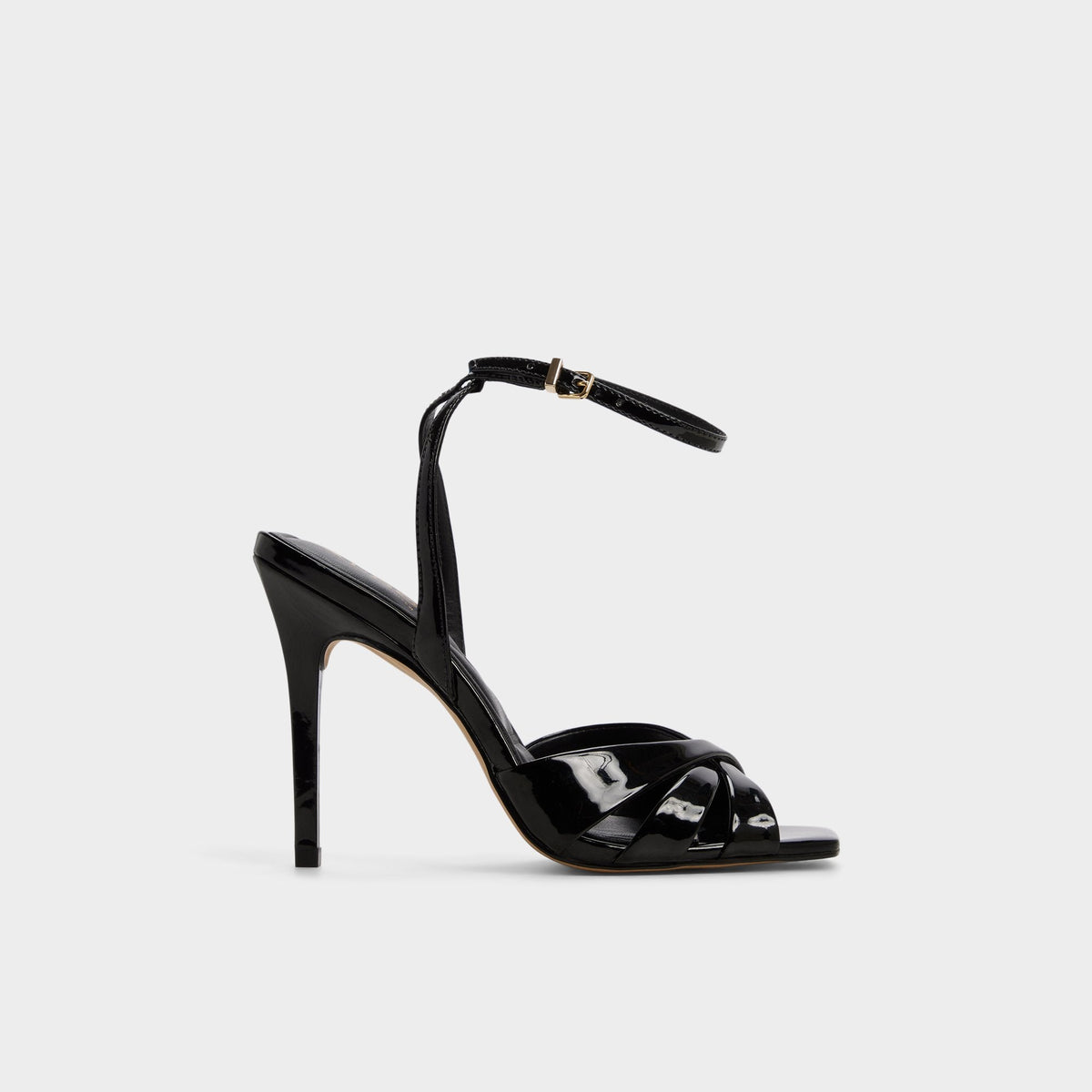 Meteora in Black - Strappy heeled sandal, Stiletto heel | Aldo