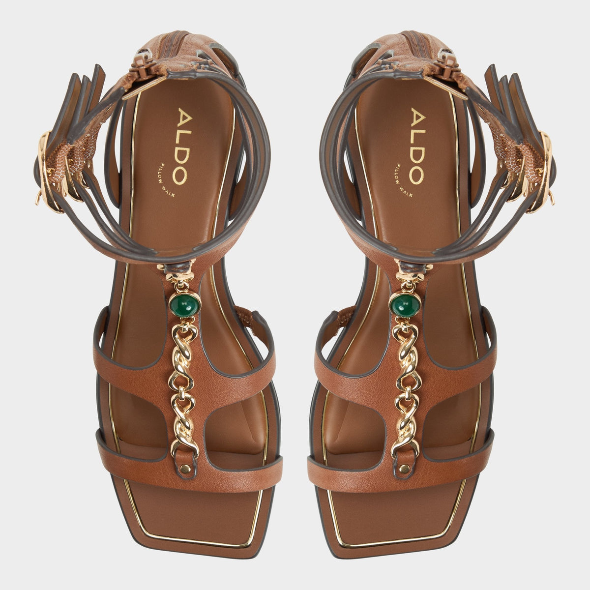 Marisea in Medium Brown - Gladiator sandal | Aldo