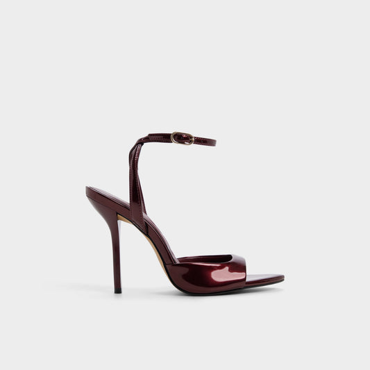 Forevermore in Medium Red - Strappy heeled sandal, Stiletto heel | Aldo