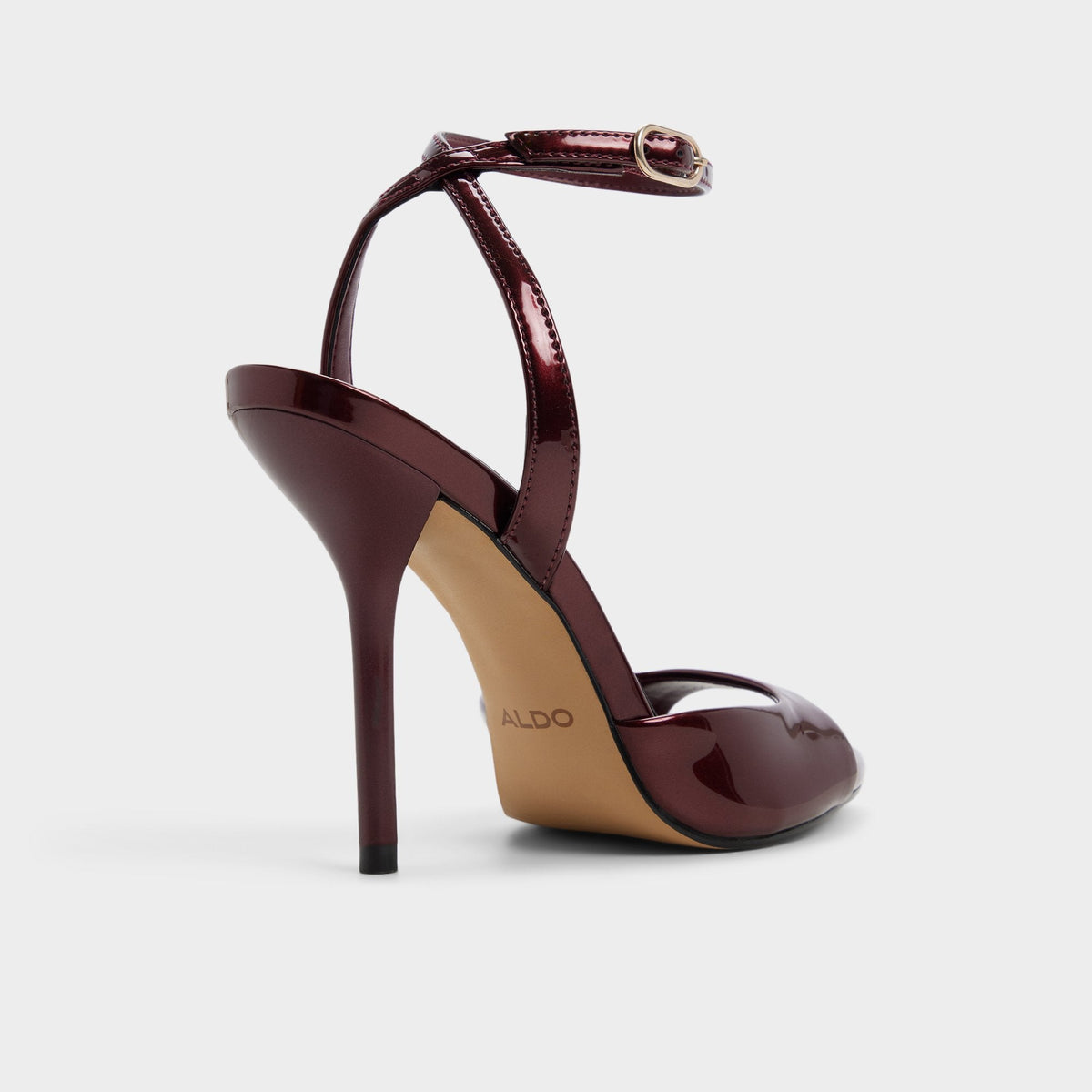Forevermore in Medium Red - Strappy heeled sandal, Stiletto heel | Aldo