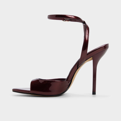 Forevermore in Medium Red - Strappy heeled sandal, Stiletto heel | Aldo