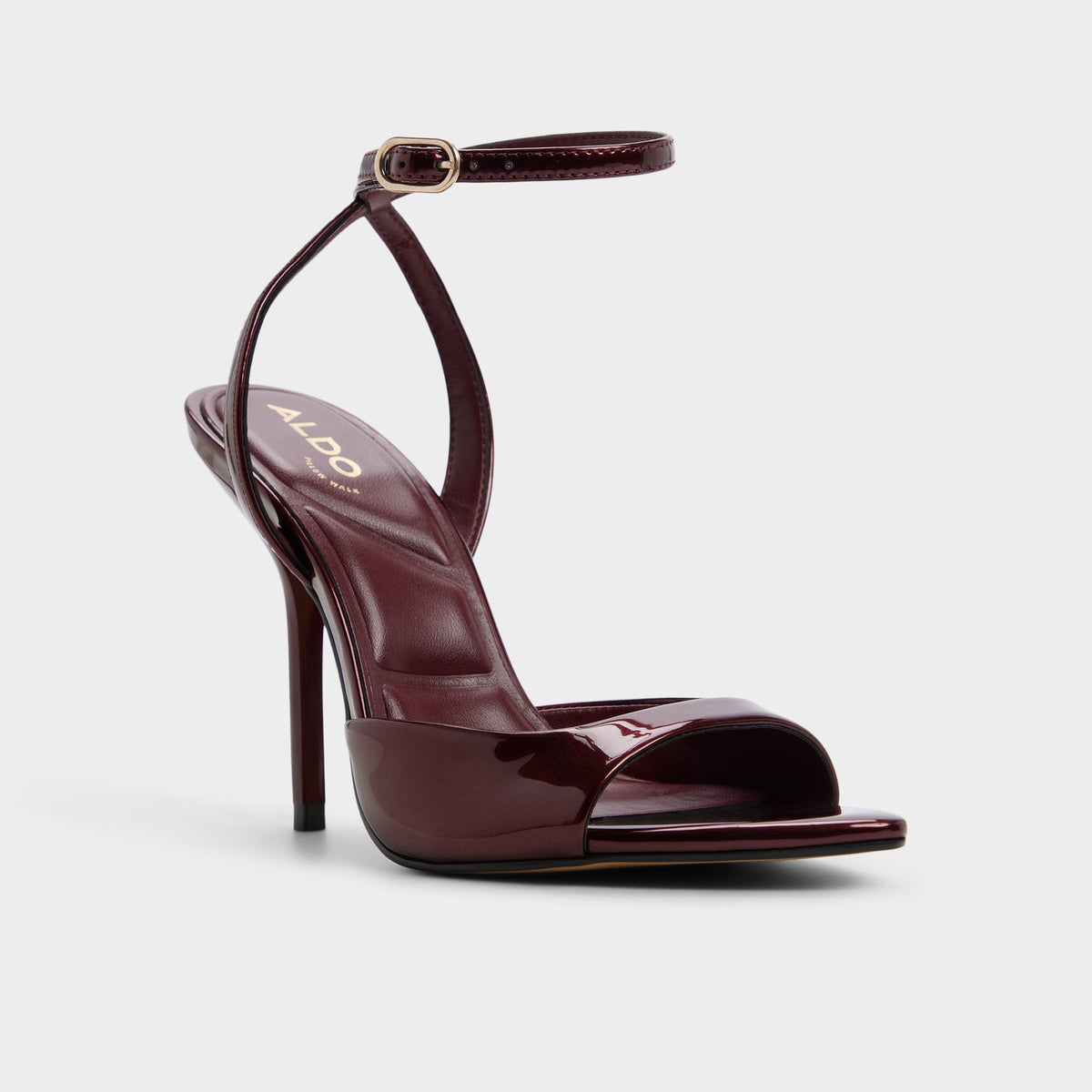 Forevermore in Medium Red - Strappy heeled sandal, Stiletto heel | Aldo