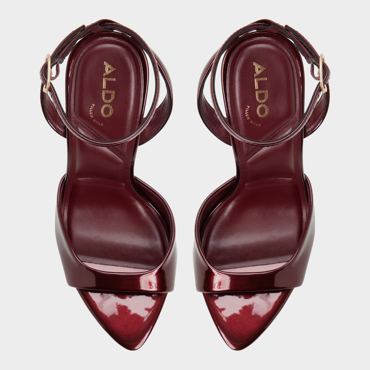 Forevermore in Medium Red - Strappy heeled sandal, Stiletto heel | Aldo