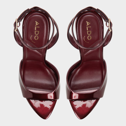 Forevermore in Medium Red - Strappy heeled sandal, Stiletto heel | Aldo