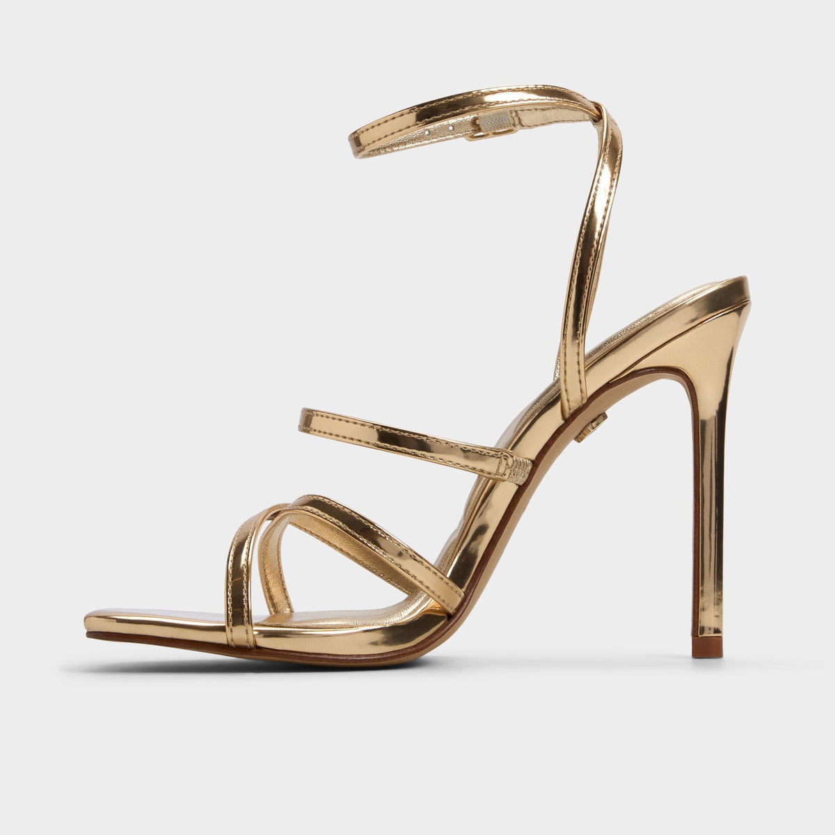 Galoi Gold Women's Iridescent metallics - Strappy heeled sandal | Aldo