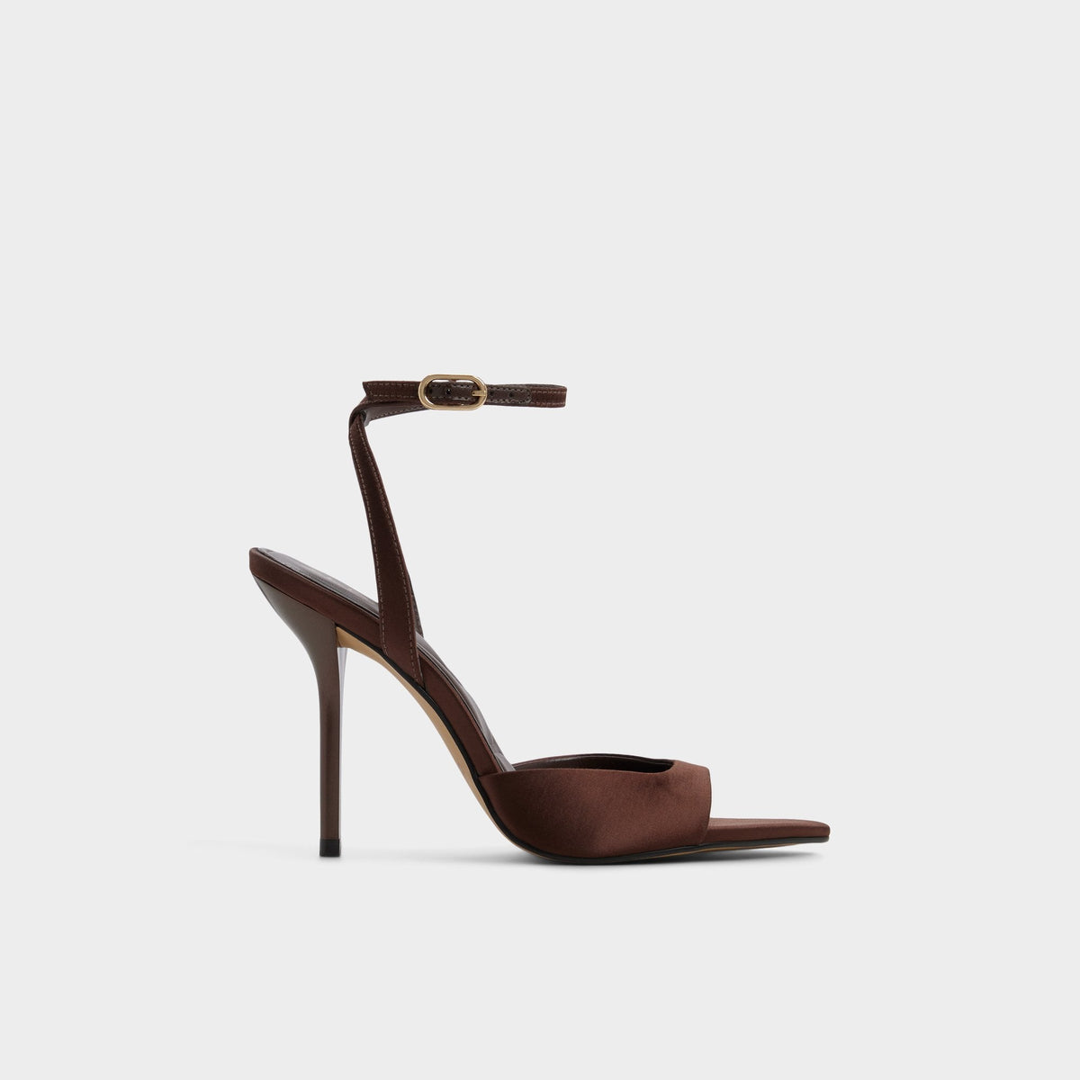 Forevermore in Dark Brown 14154135 - Strappy heeled sandal, Stiletto heel | Aldo