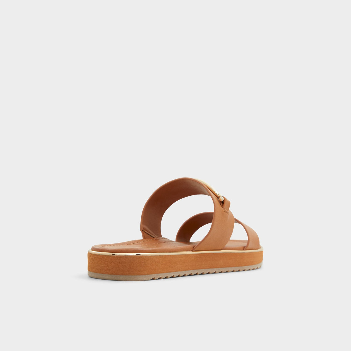 Lagoon Other Brown Women's Flats - Strappy flat sandal, Footbed sandal | Aldo