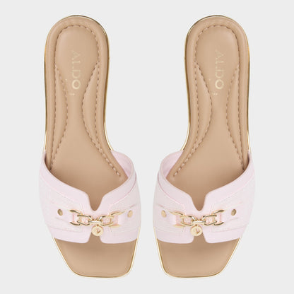 Alamassi Light Pink Women's Flats - Slide sandal | Aldo