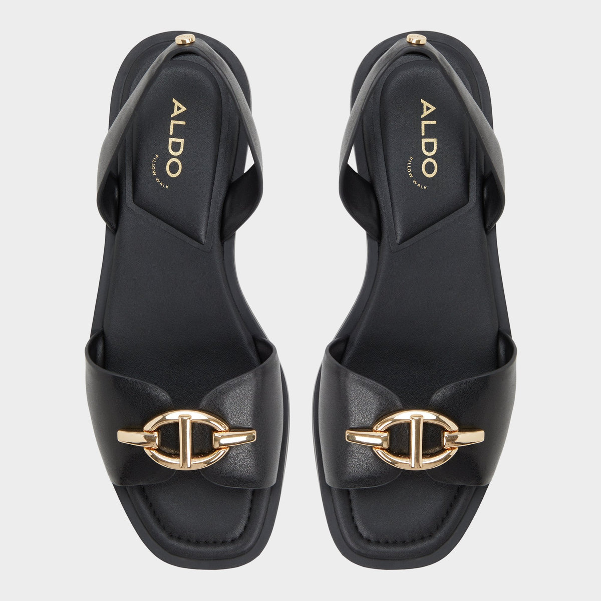 Goassi Black Women's Flats - Flat sandal | Aldo