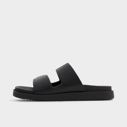 Alessie Black Women's Footbed sandals - Footbed sandal, Footbed sandal | Aldo