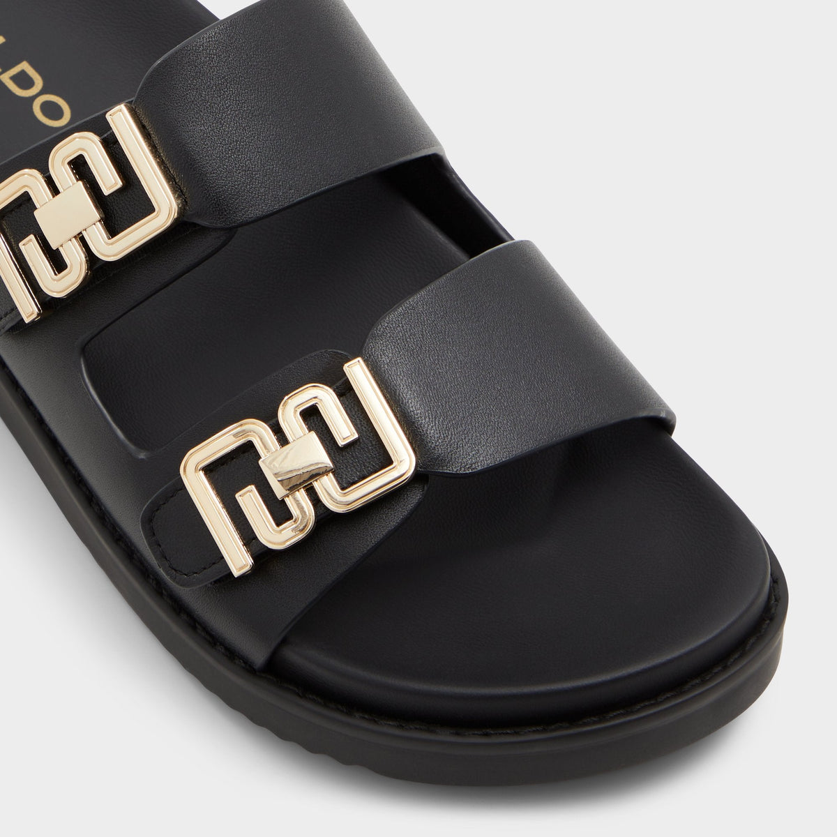 Alessie Black Women's Footbed sandals - Footbed sandal, Footbed sandal | Aldo