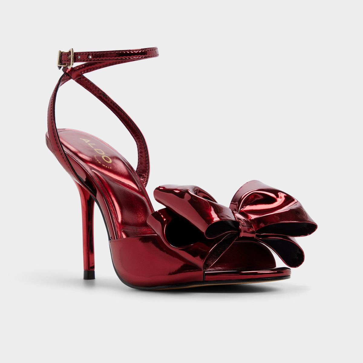 Tinsletta in Medium Red - Heeled sandal, Stiletto heel | Aldo