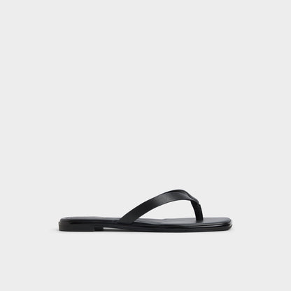 Theao Black Women's Flats - Flip flop | Aldo