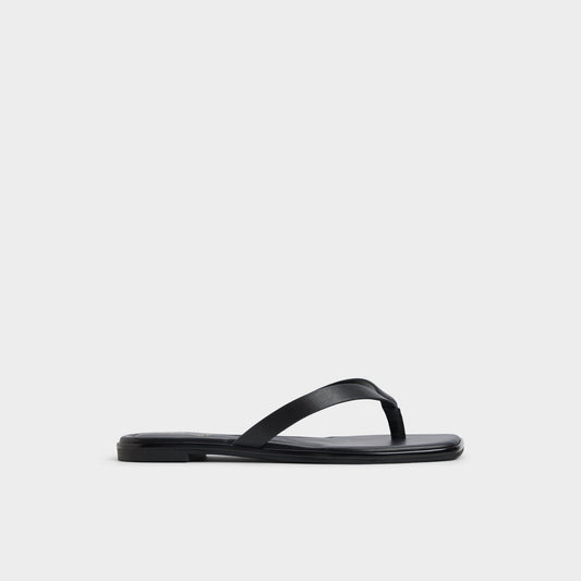 Theao Black Women's Flats - Flip flop | Aldo