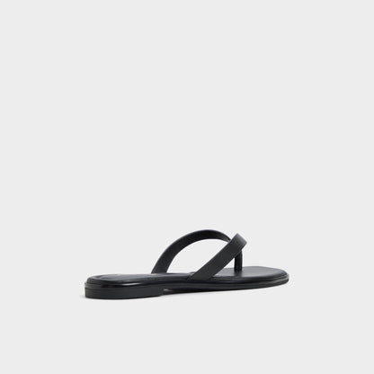 Theao Black Women's Flats - Flip flop | Aldo