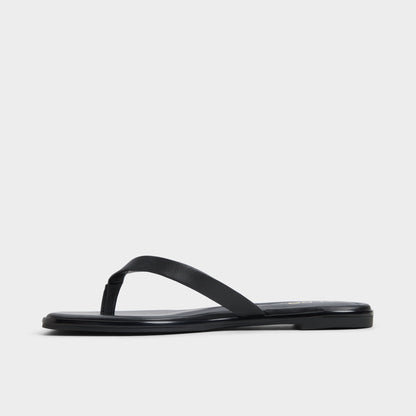Theao Black Women's Flats - Flip flop | Aldo
