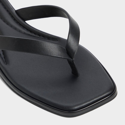 Theao Black Women's Flats - Flip flop | Aldo
