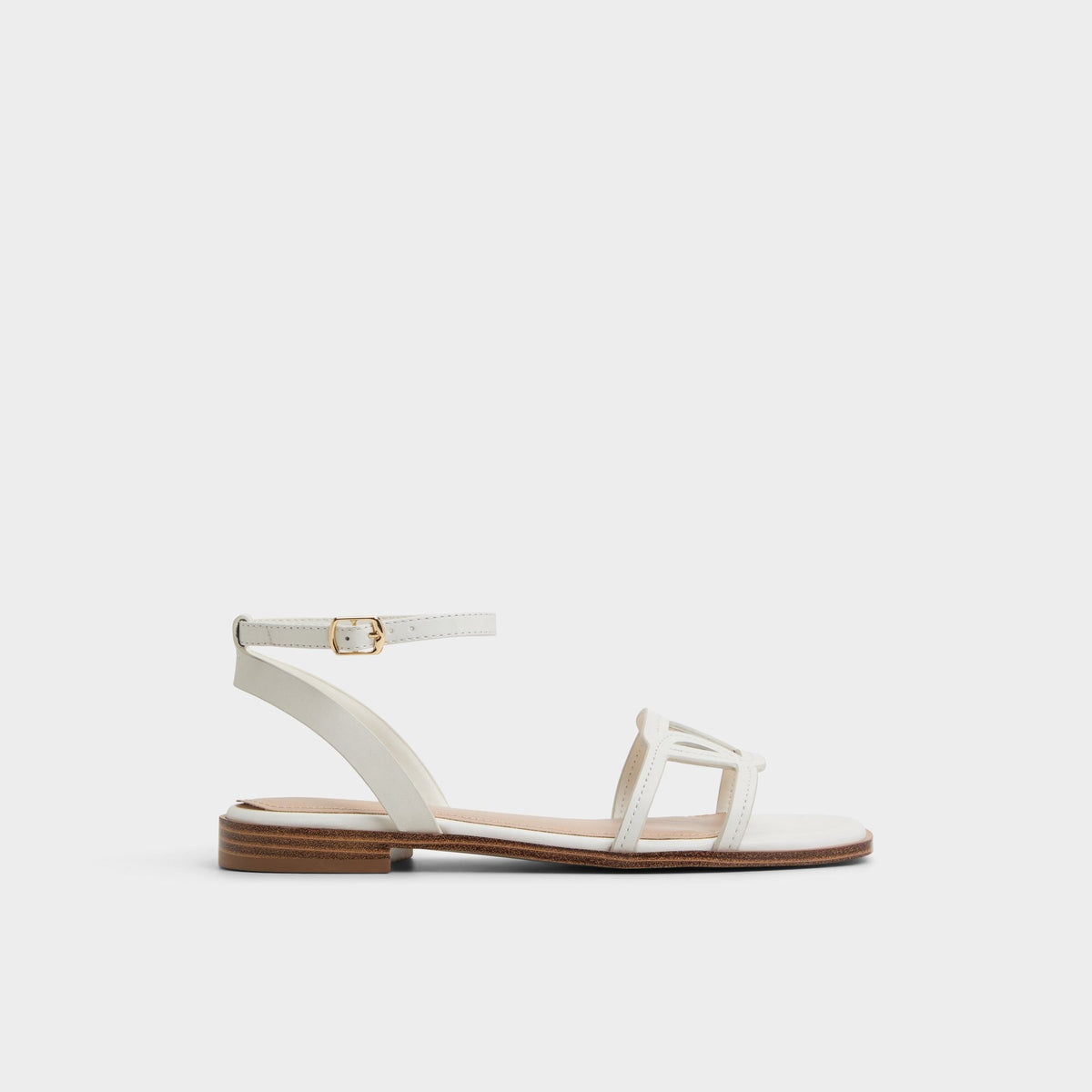 Greengrove White Women's Flats - Flat sandal | Aldo