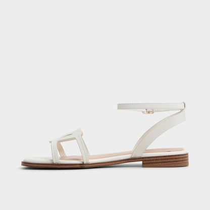 Greengrove White Women's Flats - Flat sandal | Aldo