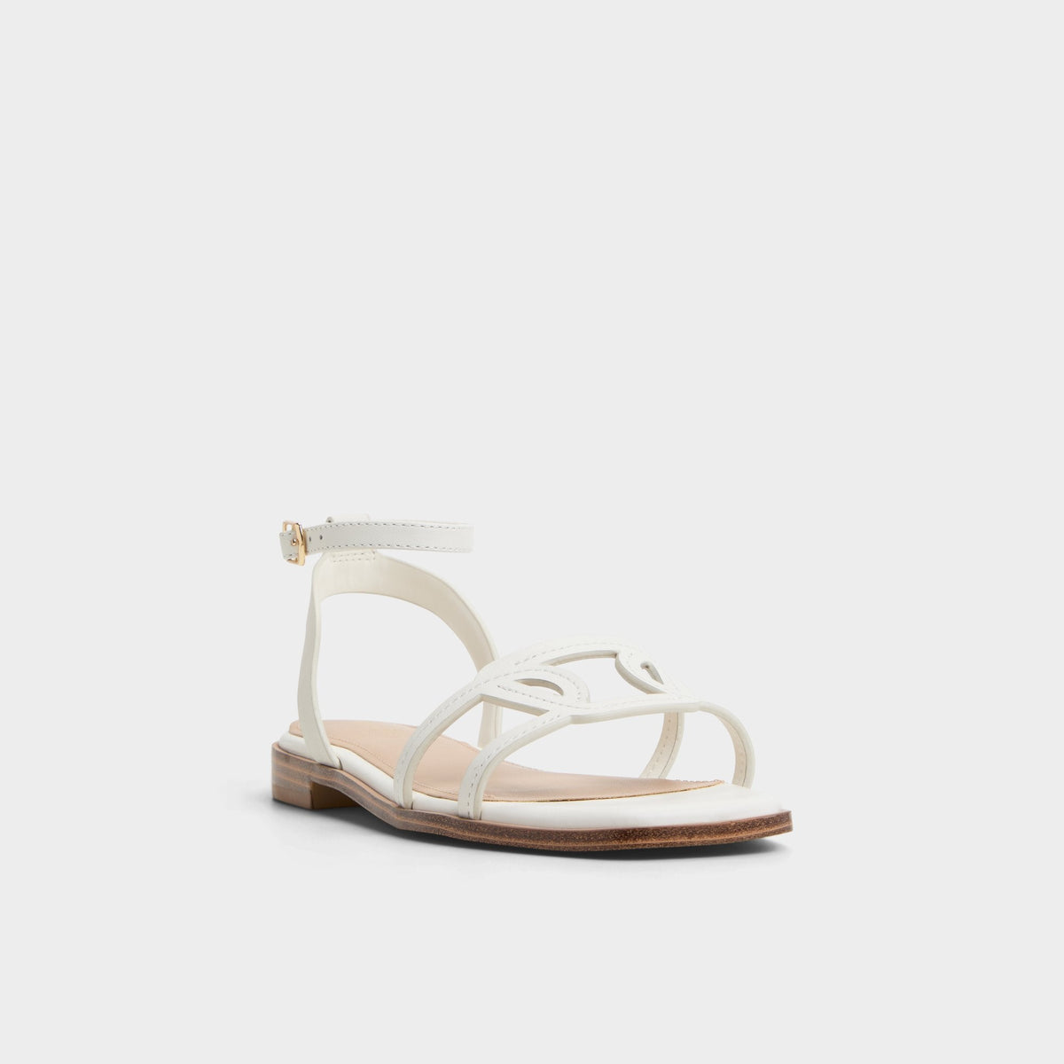 Greengrove White Women's Flats - Flat sandal | Aldo