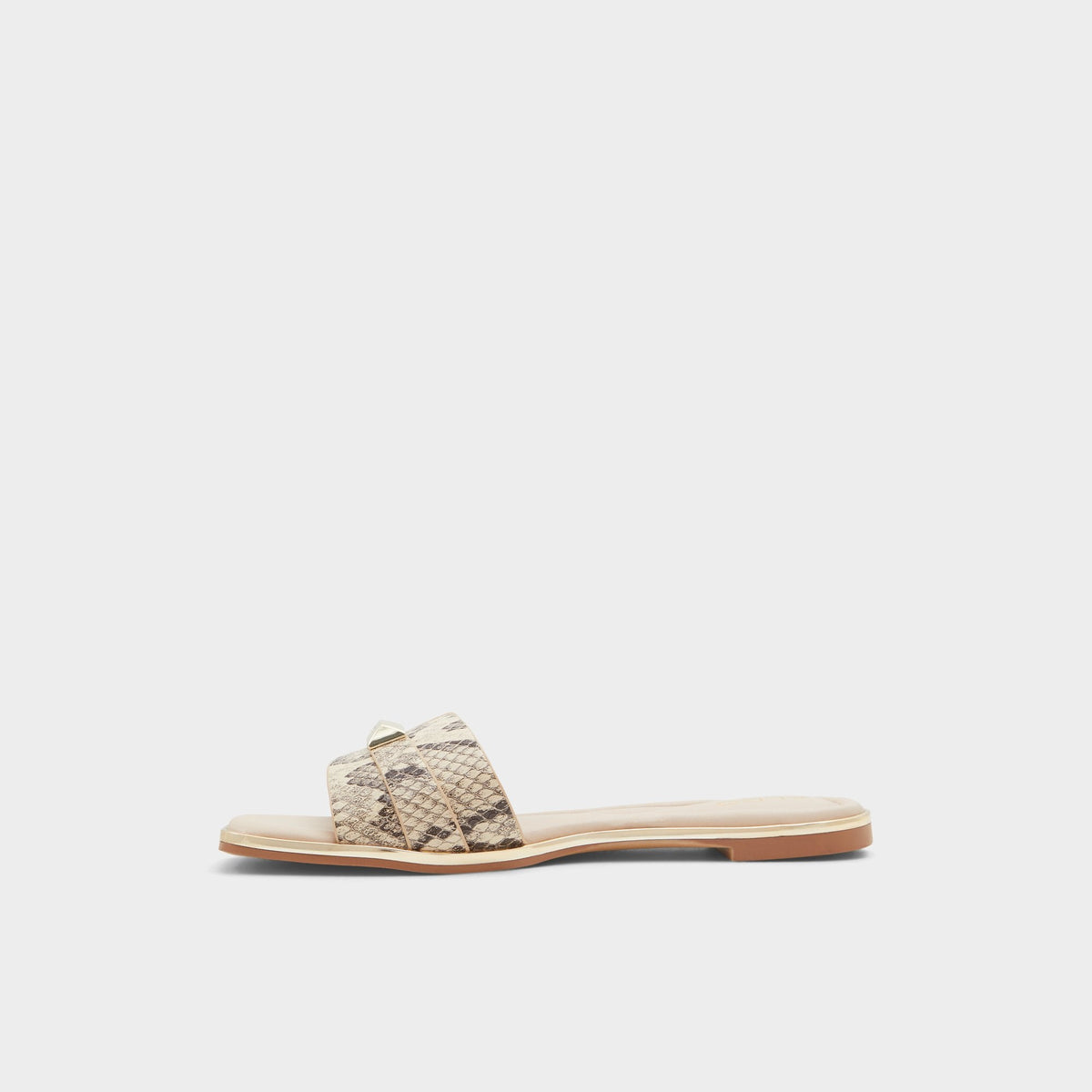 Darine Natural Women's Flats - Slide sandal | Aldo