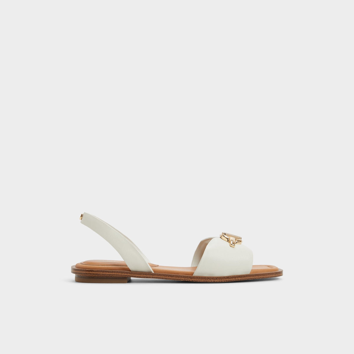 Goassi White/Bone Women's Flats - Flat sandal | Aldo