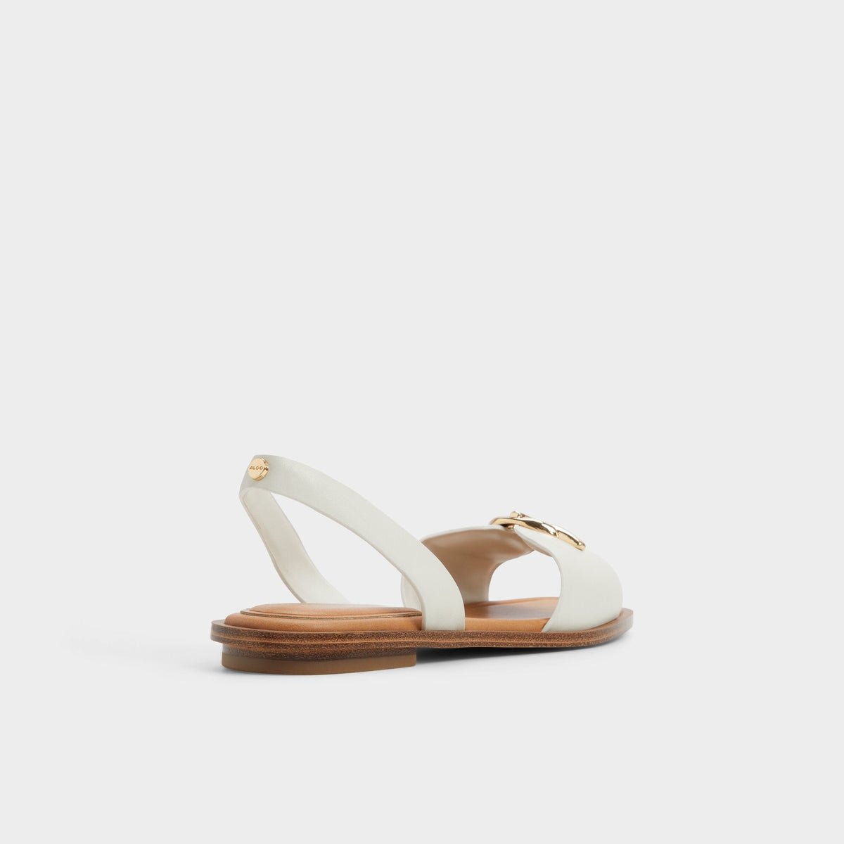 Goassi White/Bone Women's Flats - Flat sandal | Aldo
